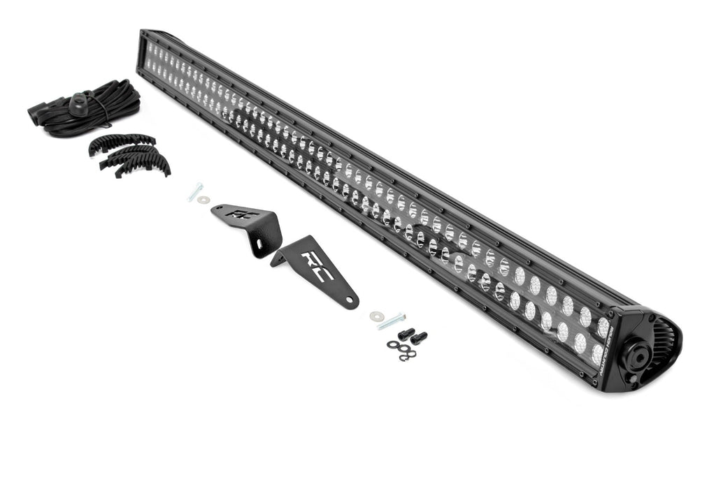 Rough Country LED Light Bars LED Light Rear Mount 50 Inch Dual Row Black Pair 14-22 Polaris Ranger 1000XP Rough Country - 93124