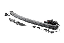 Load image into Gallery viewer, LED Light Front Mount 50 Inch Single Row Black Pair with Factory Wiper 14-22 Polaris Ranger 1000XP Rough Country