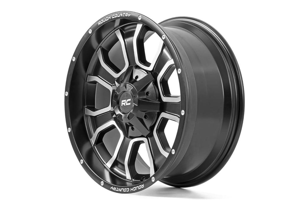 Rough Country Aluminum Wheels One-Piece Series 93 Wheel, 20x10 8x6.5 Rough Country - 93201010