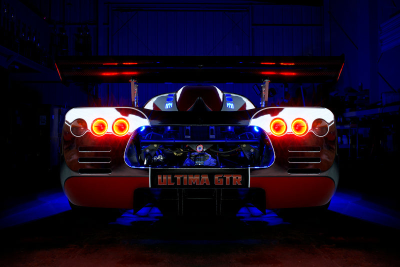 ORACLE Lighting Fog Lights Oracle Ultima GTR LED Waterproof Tail Light Halo Kit - 4 Rings - Red SEE WARRANTY