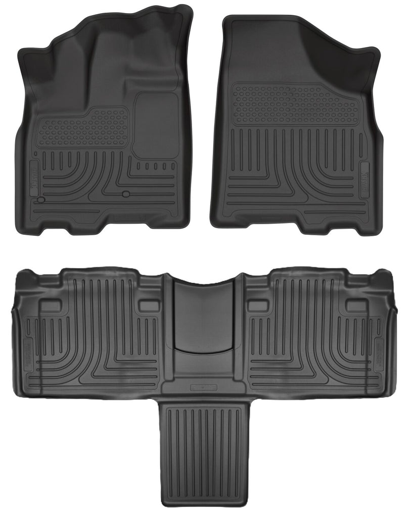 Weatherbeater Front & 2nd Seat Floor Liners For 2011-2020 Sienna Husky Liners