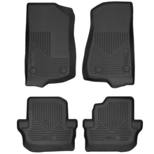 Load image into Gallery viewer, Weatherbeater Front &amp; 2nd Seat Floor Liners For 18-Present Jeep Wrangler JL 4 Does Not Fit 4XE models Husky Liners