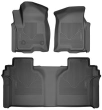 Load image into Gallery viewer, Weatherbeater Front &amp; 2nd Seat Floor Liners For 2015-2024 F-150 Lightning Husky Liners