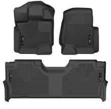 Load image into Gallery viewer, Weatherbeater Front &amp; 2nd Seat Floor Liners For 2017-2024 F-250/F-350/F-450 Super Duty Husky Liners