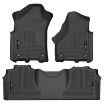 Load image into Gallery viewer, Weatherbeater Front &amp; 2nd Seat Floor Liners For 2019-2024 RAM 2500/3500 Extended Cab Husky Liners