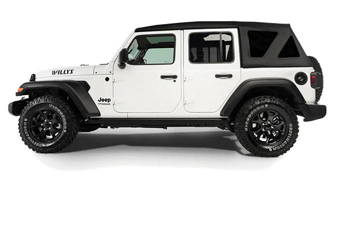 Wrangler JL eTop Jeep For 18-25 Wrangler JL 4-Door Squareback Black eTop - eTop - 94200-17