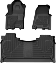 Load image into Gallery viewer, Weatherbeater Front &amp; 2nd Seat Floor Liners For 2025 RAM 1500 Crew Cab Black Husky Liners