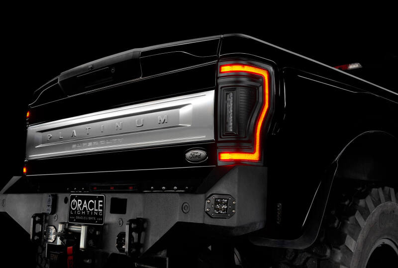 ORACLE Lighting Tail Lights Oracle Lighting 17-22 Ford F-250/350 (Black Series) Flush Mount LED Tail Lights SEE WARRANTY