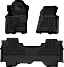 Load image into Gallery viewer, Weatherbeater Front &amp; 2nd Seat Floor Liners For 2025 RAM 1500 Extended Cab Black Husky Liners