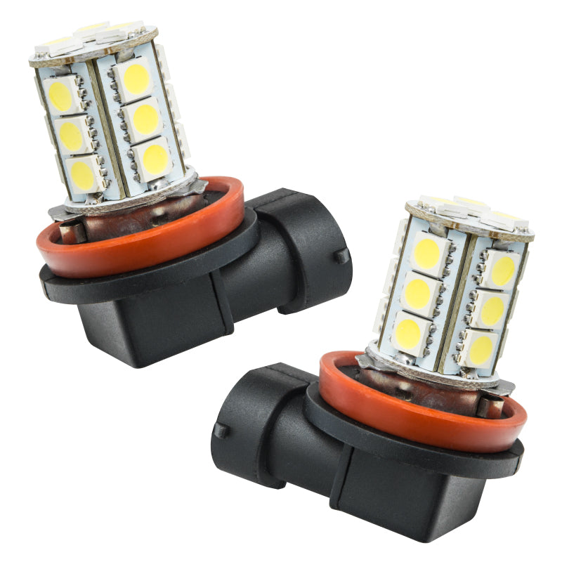 ORACLE Lighting Bulbs Oracle H11 18 LED Bulbs (Pair) - White SEE WARRANTY