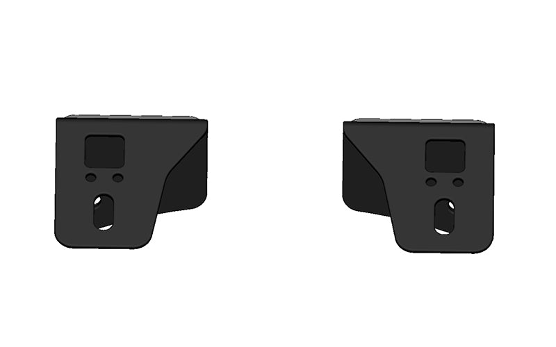 Quake LED Light Bar Mounting Kit Jeep TJ/JK A-Pillar Bracket - QBJ946