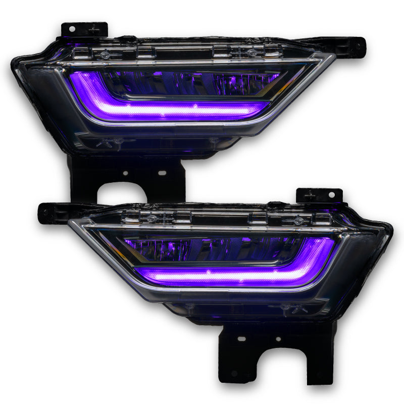 ORACLE Lighting Headlights Oracle 21-22 Ford F-150 ColorSHIFT RGB+W Fog Light DRL Upgrade Kit w/ No Controller SEE WARRANTY