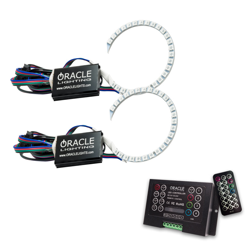 ORACLE Lighting Headlights Oracle Chrysler 0 15-17 Halo Kit - ColorSHIFT w/ 2.0 Controller SEE WARRANTY