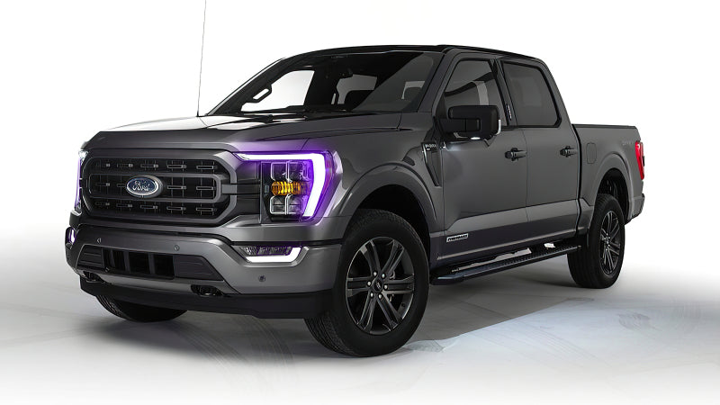 ORACLE Lighting Headlights Oracle 21-22 Ford F-150 ColorSHIFT RGB+W Headlight DRL Upgrade Kit w/ 2.0 Controller SEE WARRANTY