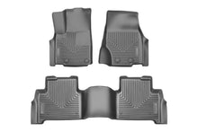 Load image into Gallery viewer, Weatherbeater Front &amp; 2nd Seat Floor Liners For 2022-2025 Jeep Grand Cherokee Husky Liners