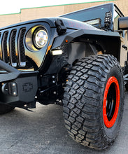 Load image into Gallery viewer, Quake LED Turn Signal Light 3 Inch Jeep Wrangler JL/Gladiator DRL Fender Lights w/Switchback Turn Signal - QTE956