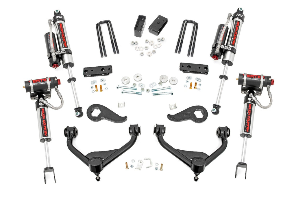 Rough Country Lift Kits 3.0 Inch GM Bolt-On Suspension Lift Kit w/ Vertex For 2020 2500HD 2WD/4WD Rough Country - 95850