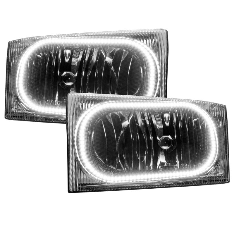 ORACLE Lighting Headlights Oracle Ford F250 99-04 Halo Kit - ColorSHIFT w/ Simple Controller SEE WARRANTY