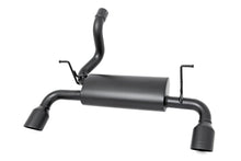 Load image into Gallery viewer, Rough Country Exhaust Jeep Dual Outlet Performance Exhaust - Black 18-20 Wrangler JL/JLU Rough Country - 96003