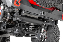 Load image into Gallery viewer, Rough Country Exhaust Jeep Dual Outlet Performance Exhaust - Black 18-20 Wrangler JL/JLU Rough Country - 96003