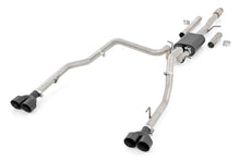 Load image into Gallery viewer, Dual Cat-Back Exhaust System w/Black Tips 19-20 Silverado 1500 5.3 Liter Rough Country