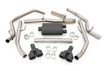 Load image into Gallery viewer, Dual Cat-Back Exhaust System w/Black Tips 19-20 Silverado 1500 5.3 Liter Rough Country