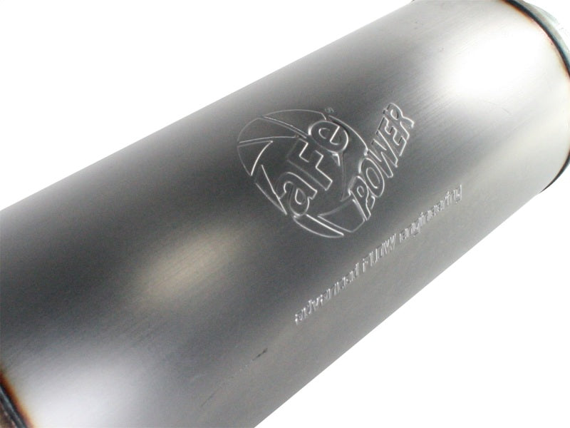 aFe Catback aFe MACHForce XP Exhausts Mufflers SS-409 EXH Muffler 5 ID In/Out 8 Dia