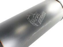 Load image into Gallery viewer, aFe Catback aFe MACHForce XP Exhausts Mufflers SS-409 EXH Muffler 5 ID In/Out 8 Dia