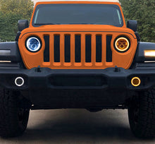 Load image into Gallery viewer, Quake LED Headlight Jeep JL White DRL Halo amber Turn Signal Headlight fog Light Set - QTE962