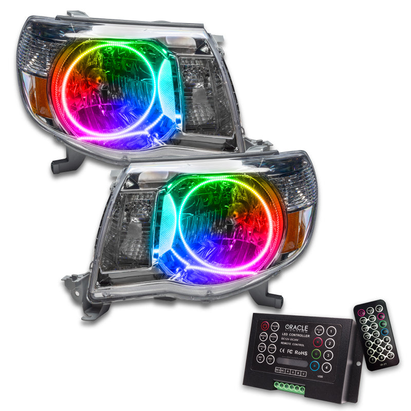 ORACLE Lighting Headlights Oracle 05-11 Toyota Tacoma SMD HL - ColorSHIFT w/ 2.0 Controller SEE WARRANTY