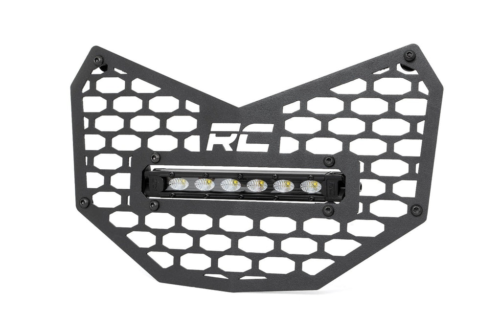 Rough Country LED Light Pods 17-21 Can-Am Maverick X3 6-inch Slimline LED Grille Kit Rough Country - 97022