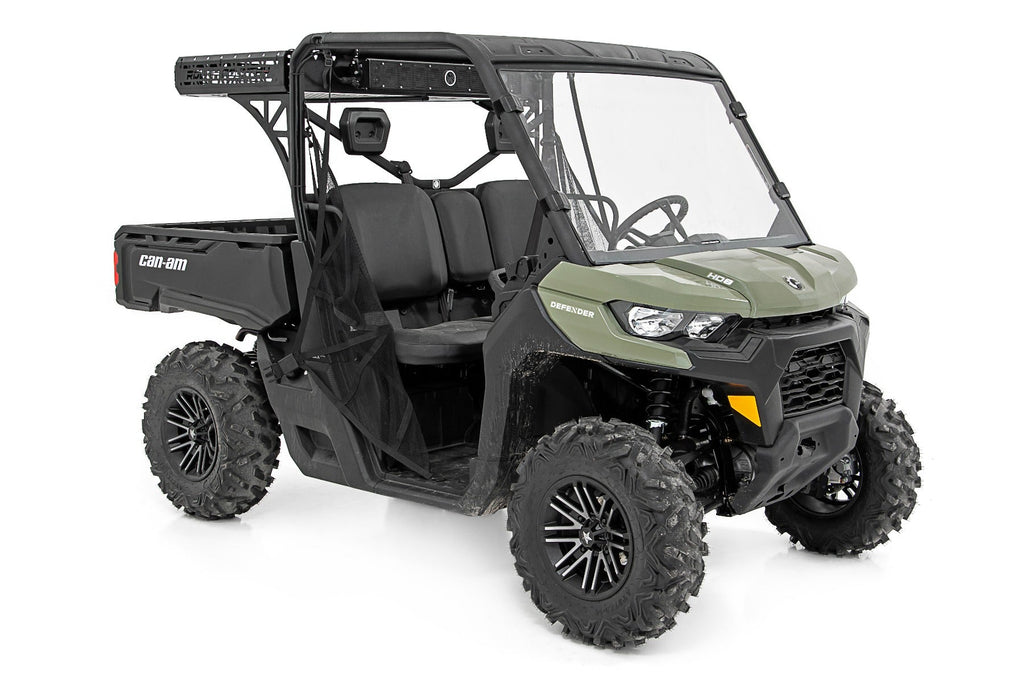 Rough Country Cargo Rack Can-Am Rear Cargo Rack w/ Cube Lights (17-20 Defender) Rough Country - 97027