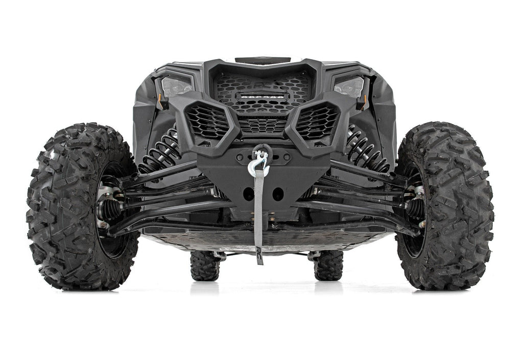 Rough Country Winch Mount Plate Can-Am Winch Mounting Plate For 17-20 Maverick X3 Rough Country - 97028