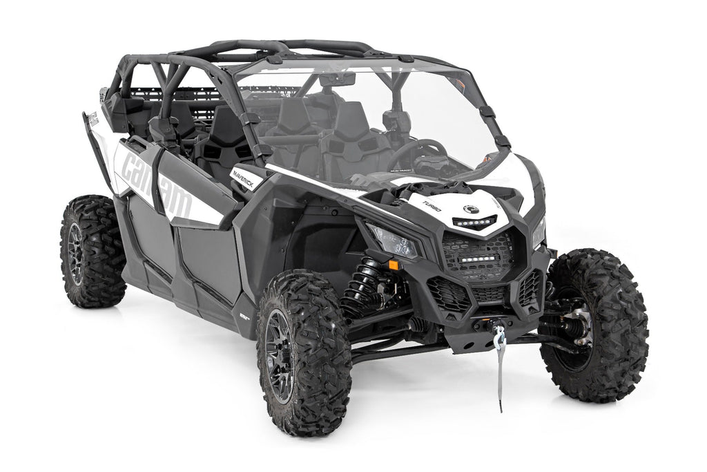 Rough Country Winch Mount Plate Can-Am Winch Mounting Plate For 17-20 Maverick X3 Rough Country - 97028