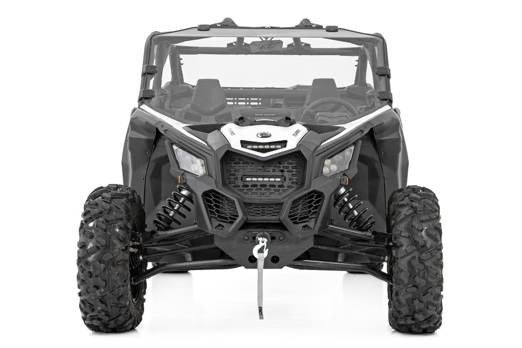 Rough Country Winch Mount Plate Can-Am Winch Mounting Plate For 17-20 Maverick X3 Rough Country - 97028