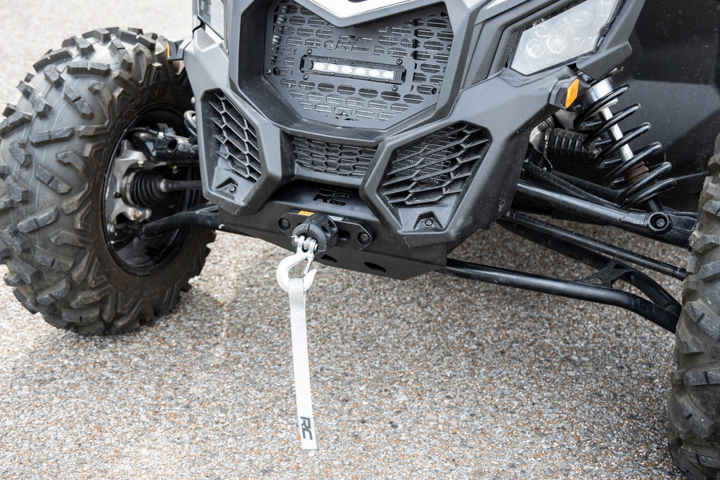 Rough Country Winch Mount Plate Can-Am Winch Mounting Plate For 17-20 Maverick X3 Rough Country - 97028