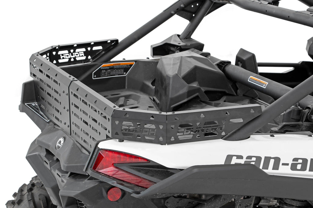 Rough Country Cargo Box Can-Am Rear Cargo Bed Enclosure 17-21 Can-Am Maverick X3 Rough Country - 97029