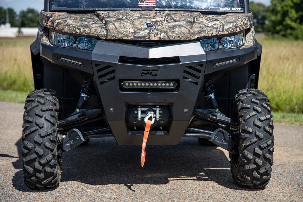 Rough Country Front Bumpers Front Bumper with 12 Inch and 6 Inch Pair Combo 16-22 Can-Am Defender Rough Country - 97069