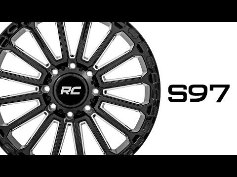 97 Series Wheel One-Piece Gloss Black 17x9 5x5 -12mm Rough Country