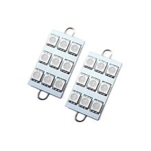 Load image into Gallery viewer, ORACLE Lighting Bulbs Oracle 44MM 6 LED 3 Chip - Loop Festoon Bulbs (Pair) - Purple - UV/Purple SEE WARRANTY