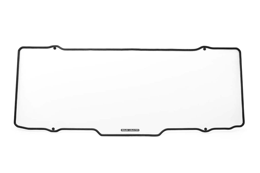 Rough Country Windshield Polaris Scratch Resistant Rear Windshield Panel 16-20 Ranger 1000XP/13-20 Ranger 900XP Rough Country - 98132012