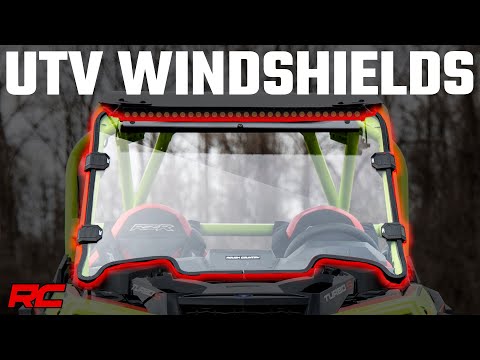 Rough Country Windshield Can-Am Full Windshield Vented 13-18 Can-Am Maverick 4WD Rough Country - 98231830