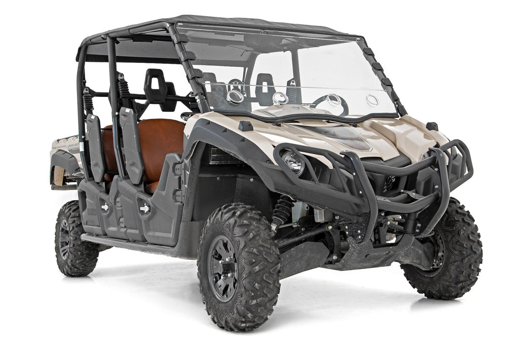 Rough Country Windshield Yamaha Full Windshield Vented 14-21 Yamaha Viking 4WD Rough Country - 98242040