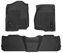 Load image into Gallery viewer, Weatherbeater Front &amp; 2nd Seat Floor Liners For 2007-2014 Escalade/Tahoe/Yukon Black Husky Liners