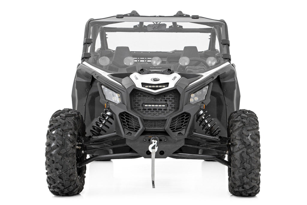 Rough Country Windshield Can-Am Full Windshield Vented 17-21 Can-Am Maverick X3 4WD Rough Country - 98272030