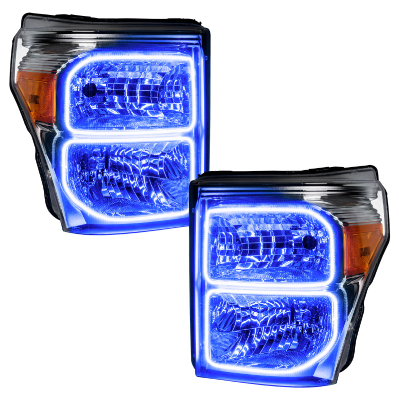 ORACLE Lighting Headlights Oracle 11-16 Ford F250/350 LED HL - ColorSHIFT w/o Controller SEE WARRANTY