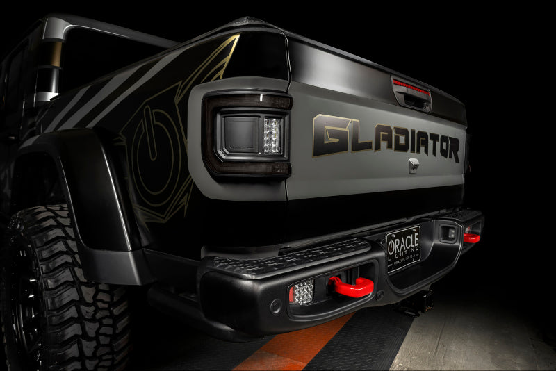 ORACLE Lighting Tail Lights Oracle 2020+ Jeep Gladiator JT Flush Mount LED Tail Lights -  Tinted Lens