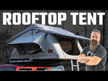 Load image into Gallery viewer, Roof Top Tent Rack Mount 12 Volt Accessory w/Ladder Extension and LED Light Kit Rough Country