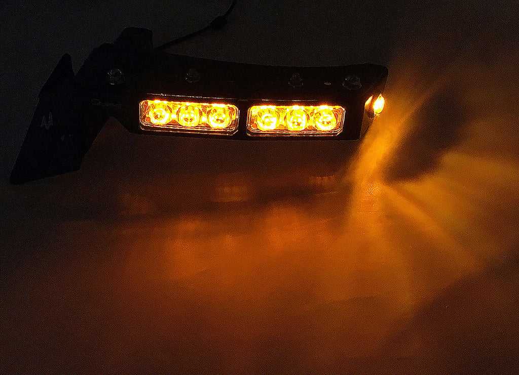 Quake LED Turn Signal Light Jeep JL Fender Chop Kit DRL Switchback Turn Signal And Side Marker Light - QTE991