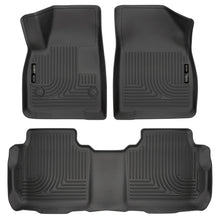 Load image into Gallery viewer, Weatherbeater Front &amp; 2nd Seat Floor Liners For 2017-2025 XT5/Acadia/Blazer Black Husky Liners